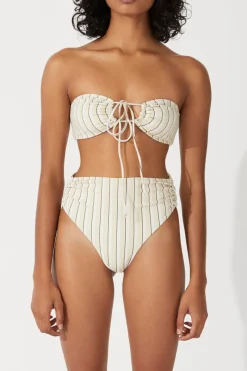 Zulu & Zephyr Shadow Stripe Bandeau Clearance