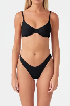 Zulu & Zephyr Signature Balconette Bra Cup Top - Black Outlet