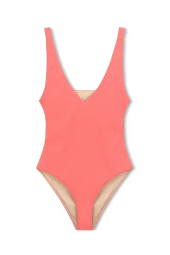 Zulu & Zephyr Signature Bikini One Piece - Coral Outlet