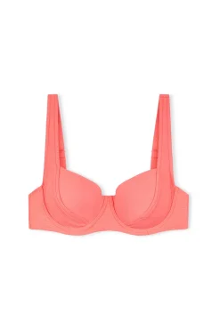 Zulu & Zephyr Signature Bra Cup Top - Coral Hot
