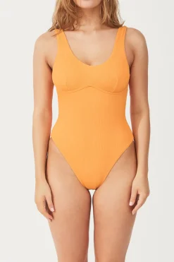 Zulu & Zephyr Signature Bralette One Piece - Tangerine Fashion