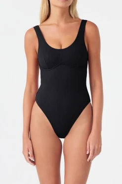 Zulu & Zephyr Signature Bralette One Piece - Black Sale