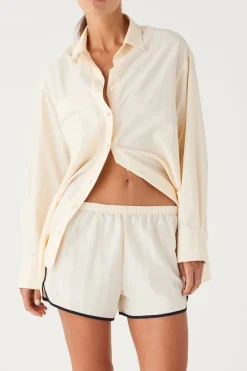 Zulu & Zephyr Signature Eco Nylon Retro Short - Coconut Fashion