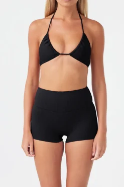 Zulu & Zephyr Signature Halter Top - Black Cheap