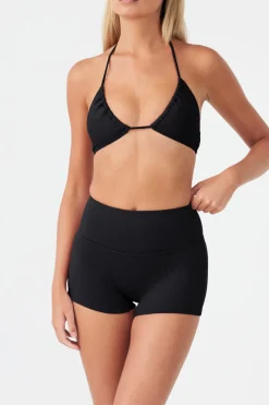 Zulu & Zephyr Signature Halter Top - Black Cheap