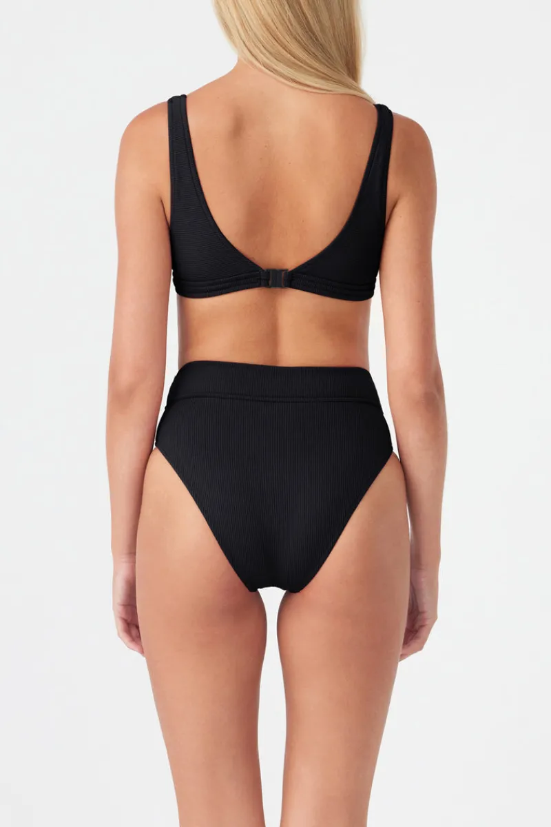 Zulu & Zephyr Signature High Waisted Brief - Black Online