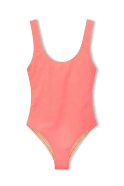 Zulu & Zephyr Signature Scooped Back One Piece - Coral Best
