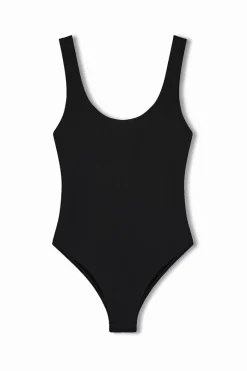 Zulu & Zephyr Signature Scooped Back One Piece - Black Outlet