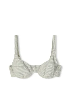 Zulu & Zephyr Signature Stripe Adjustable Bra Cup - Coconut Best
