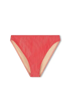 Zulu & Zephyr Signature Stripe High Cut Brief - Chilli Red Clearance