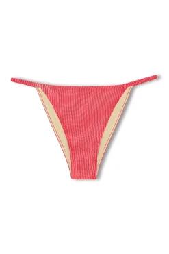 Zulu & Zephyr Signature Stripe Hipster String Brief - Chilli Red Cheap