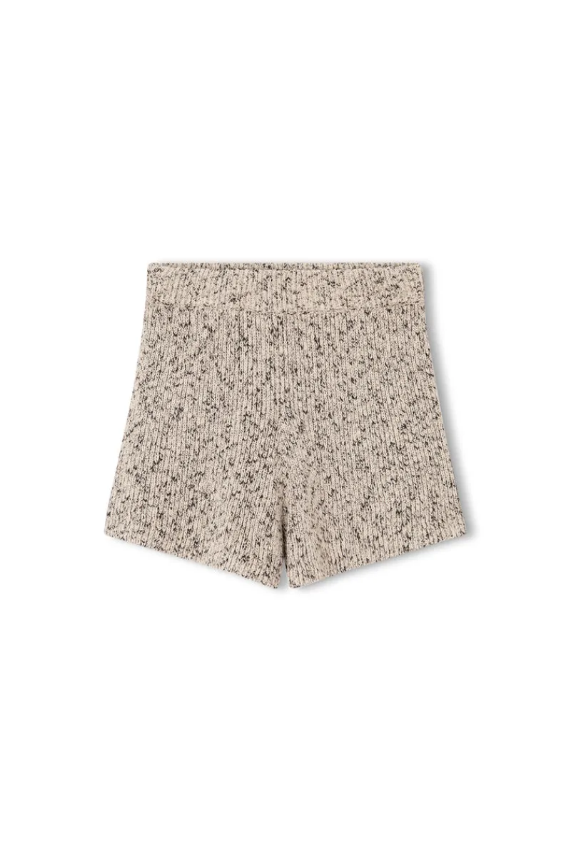 Zulu & Zephyr Stone Marle Organic Blend Knit Shorts Best Sale