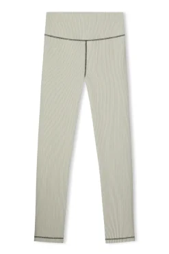 Zulu & Zephyr Stripe Rib Legging - Coconut Cheap