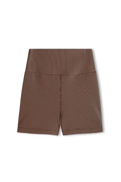 Zulu & Zephyr Stripe Rib Short - Chocolate Cheap