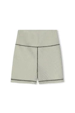 Zulu & Zephyr Stripe Rib Short - Coconut Clearance