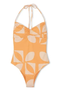 Zulu & Zephyr Sun Tile Halter One Piece Shop