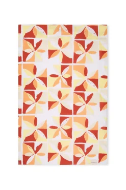 Zulu & Zephyr Sunset Tile Linen Pareo Sale
