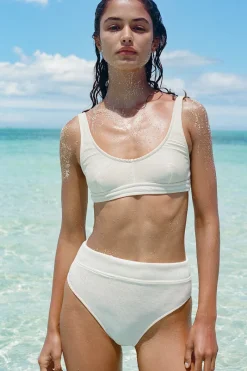 Zulu & Zephyr Waistband Bralette Top - Coconut Outlet