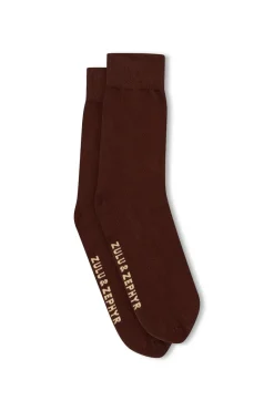 Zulu & Zephyr Logo Sock - Currant Best