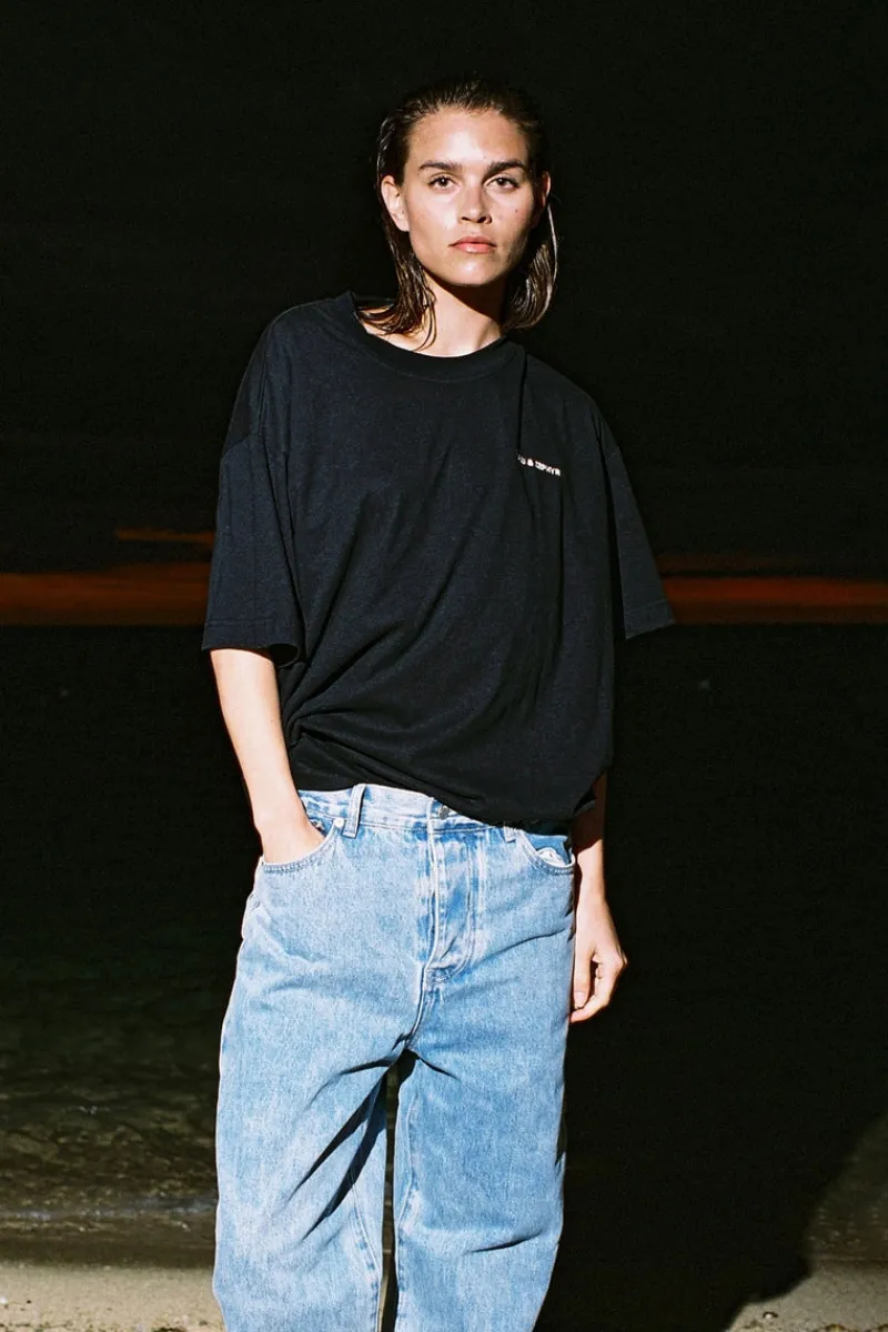 Zulu & Zephyr Logo Tee - Black Cheap