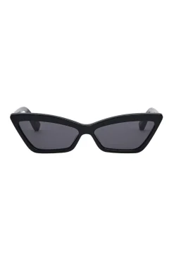 Zulu & Zephyr x Local Supply - Slim Cat Eye Sunglasses - Black Store