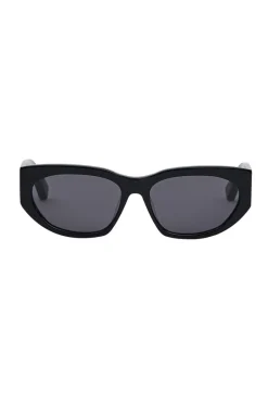 Zulu & Zephyr x Local Supply - Oval Sunglasses - Black Clearance